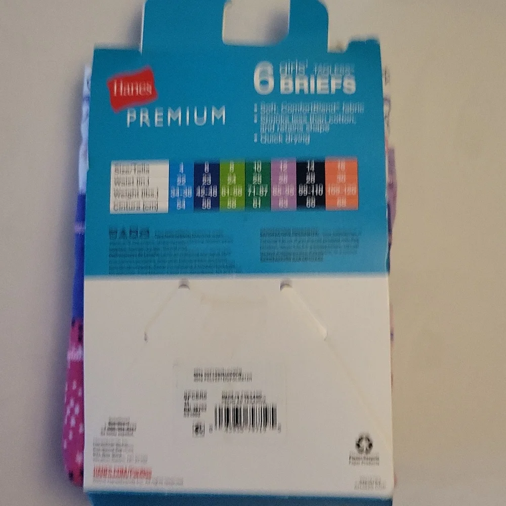 Hanes girls briefs